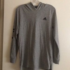 Adidas long sleeve light weight T-shirt hoodie